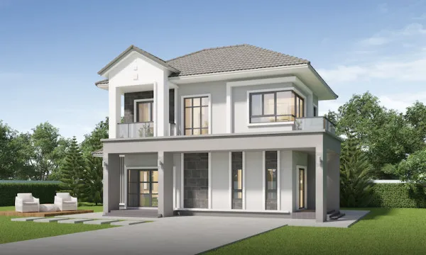 2-Story Minimalist House design