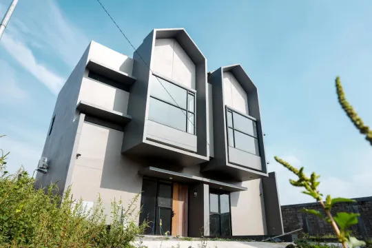 fasad rumah minimalis 2 lantai